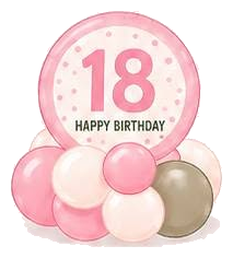 Table Centerpiece air filled balloon design